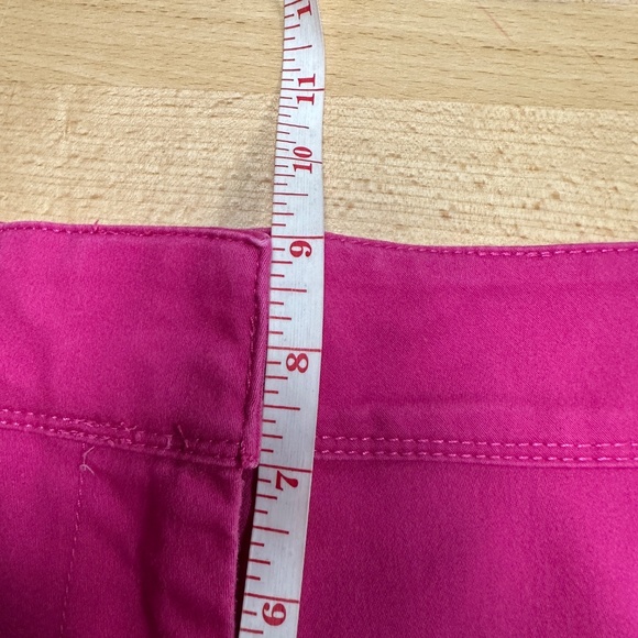 The Limited Cotton-Stretch Chino Shorts with Scallop Hem size 4 Pink 4" Inseam - Picture 12 of 14